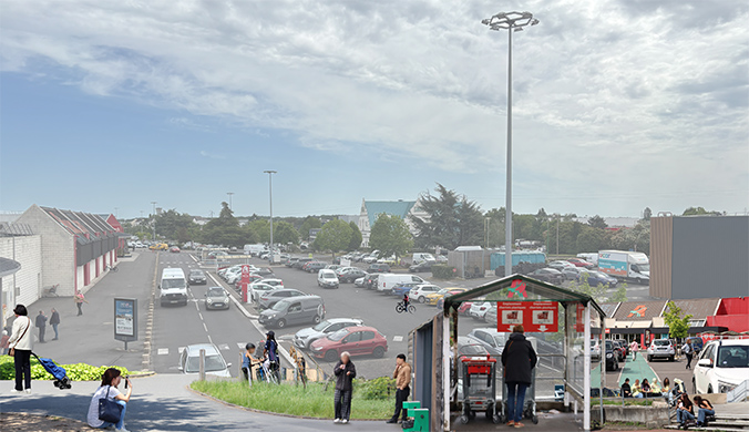 Zones commerciales : les parkings au-delà du stationnement